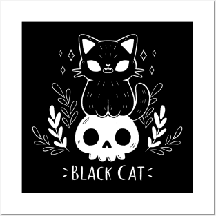 Black Cat Posters and Art